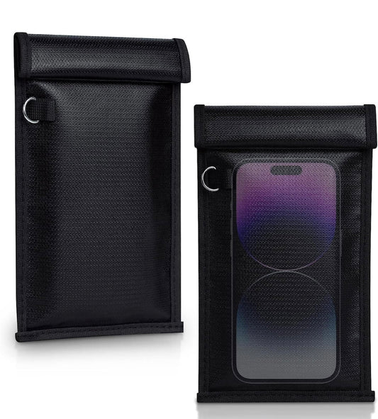 RFID signal blocking phone pouch