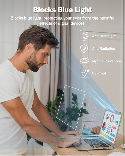 Blue light blocking screen protector